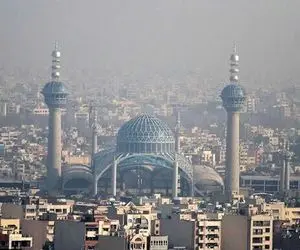 شاخص آلودگی هوا اصفهان امروز دوشنبه ۱۷ دی + نقشه