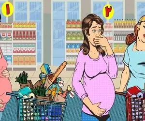 هوش تصویری؛ اگه ادعای باهوشی داری بگو کدوم از این خانوما باردار؟