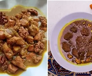 طرز تهیه خورش آلو گردو با گوشت؛ لذیذ و عالی / این غذای پاییزی مزه بهشت میده