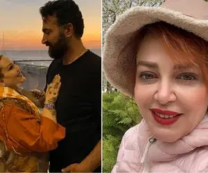 عکسی کمتر دیده شده و خصوصی از بهاره رهنما تو بغل حاجی!