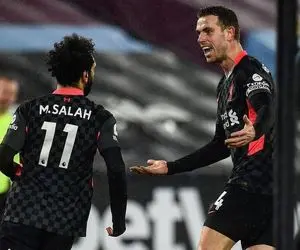 لیورپول با دبل محمد صلاح وستهام را شکست داد