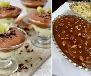 دسر ساده با شیره انگور برای افطاری / سه سوته یه دسر مقوی و خوشمزه درست کنید