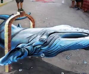 طراحی های سه بعدی در خیابان های شهر 