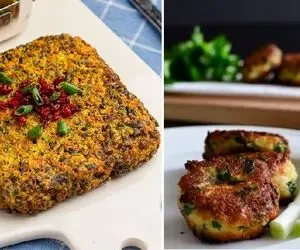 طرز تهیه کوکو پیازچه ساده و خوشمزه / یه دستور عالی و سریع واسه شام امشب