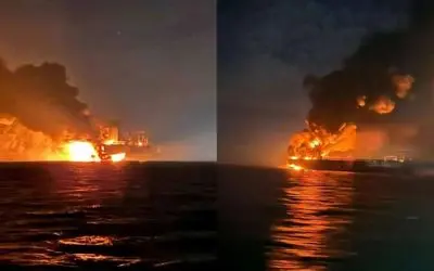 نفتکش روسی در دریای سیاه دوباره مورد حمله قرار گرفت