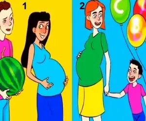 هوش تصویری؛ اگه ادعای هوش داری در صدمی از ثانیه بگو کدوم از این خانوم ها باردار؟