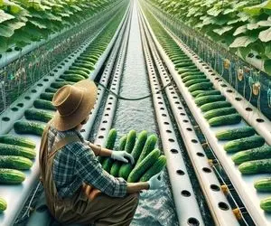 کشاورزی نوین؛ بیش از 82 میلیون خیار رو تو گلخونه پرورش دادن هر کدوم اندازه خرطوم فیل