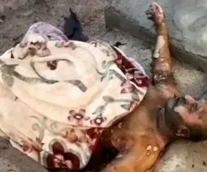 (+16) زن یاسوجی شوهرش را در خیابان آتش زد!