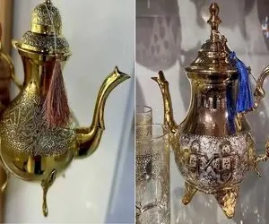 قوری های سنتی عربی؛ مدل های پر زرق و برق و لوکس که تو ضیافت های اعیونی استفاده میشن