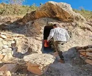 معماری خلاقانه؛ خونه ساخت تو تپه سنگی توش انگار خونه هایبل قابیله