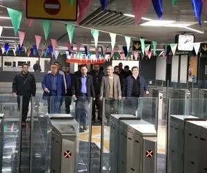 افتتاح فاز نخست متروی کرج به طول 5.5 کیلومتر
