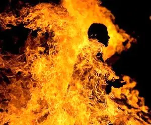 جان‌باختن جوان اهوازی در پی خودسوزی اعتراض‌آمیز