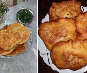 طرز تهیه نان روغنی تابه ای یزدی / خوشمزه ترین نون روغنی خونگی به روش اصیل