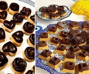 طرز تهیه شیرینی برشتوک نخودچی بدون فر / سریع و راحت یه شیرینی خوشمزه بپزید