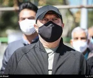 حضور مجری جنجالی در مراسم تشییع آزاده نامداری + تصویر