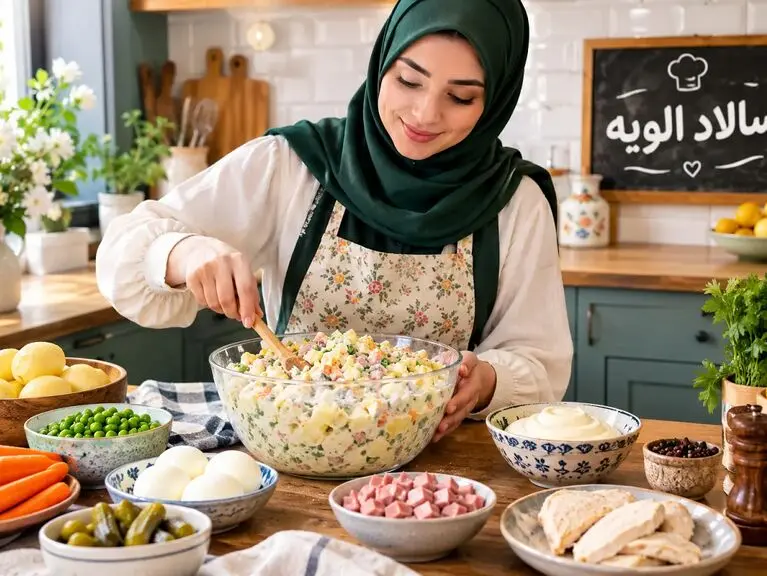 ترفند های خوشمزه تر شدن سالاد الویه