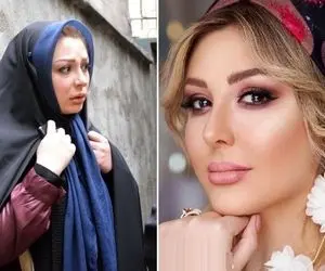 تیپ مونوکروم "نیوشا ضیغمی" با یه حجاب کامل؛ شوهر تاجر از عشق خانوم چه کادویی گرفته!