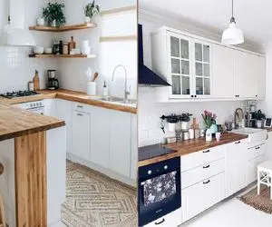 مدل های طراحی آشپزخانه مینیمال اسکاندیناوی/ یه دنیا آرامش تو آشپزخونه کوچیکت جا کن