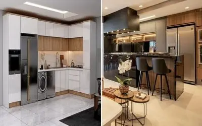 بهترین رنگ کابینت برای آشپزخانه های مدرن ثروتمندان؛ انتخاب لوکس پسندان در سراسر دنیا