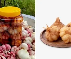 طرز تهیه سیر ترشی خونگی به 2 روش / خیلی ساده یه ترشی عالی آماده کن