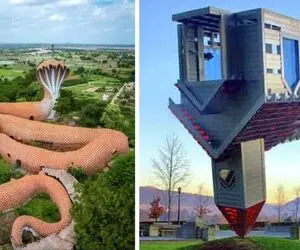 13 معماری عجیب‌الخلقه در جهان / قطعا با دیدن اینها قلبتان به تپش می افتد!