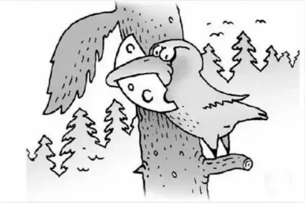 بازی فکری؛ گرگ استتار کرده تو داستان کلاغ و پنیر رو فقط نیم درصد از 1000نفر پیدا کردن