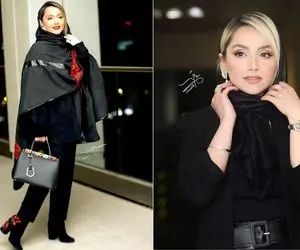 استایل جنجالی و کلاسیک نازنین بیاتی در اکران عروسی مردم؛ همتای مانکن خودش یه پا مدله!