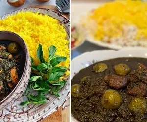 طرز تهیه خورش گوجه سبز / یه غذای لذیذ بهاری که طعم و مزش حرف نداره