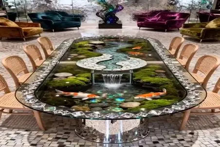 معماری خلاقانه؛ میز آبشاری ساختن