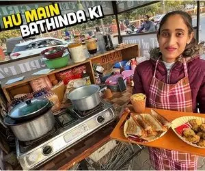 غذای خیابانی؛ این دختر جوان تو گاری کوچک کنار جاده چجور اینهمه خوشمزه جذاب میده مشتری