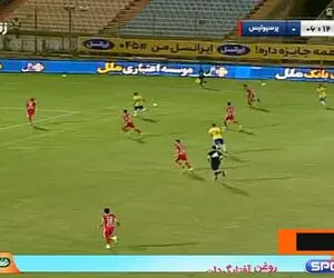 گل به خودی عجیب حامد لک (نفت آبادان 1-0 پرسپولیس)