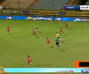 گل به خودی عجیب حامد لک (نفت آبادان 1-0 پرسپولیس)