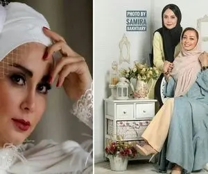 وقتی "مریم خدارحمی" واسه ورود به دهه پنجم زندگیش تولد گرفت اروپایی؛ لباس عروسووو!