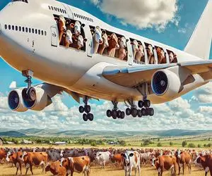 دامداری مدرن / کشاورزان آمریکایی مخفیانه هر سال میلیون ها دام را حمل می کنند