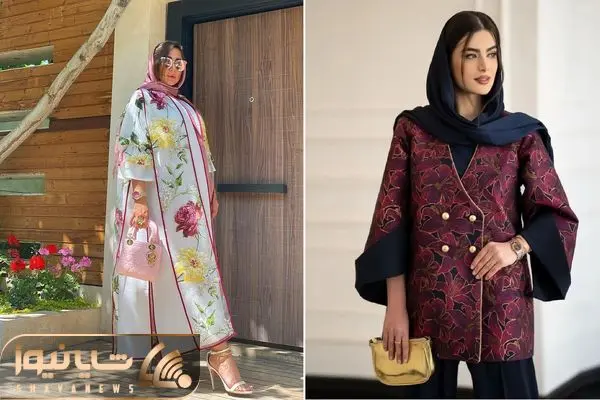 مانتو مجلسی ژاکارد