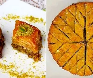 طرز تهیه باقلوا یزدی خونگی / طعم خاص یه باقلوای اصیل و خوشمزه رو امتحان کن!