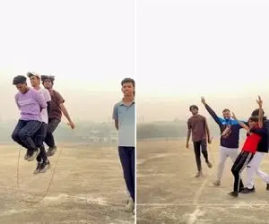 بازی بازی؛ مثلا میگن با طناب کسی تو چاه نرو اینا قطاری میپرن ماشاالله به این هماهنگی