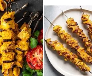طرز تهیه جوجه کباب خونگی با سس ماست / بهترین غذا واسه مهمونایی که واست عزیزن