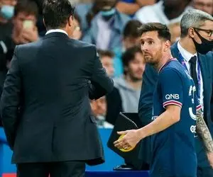 لیونل مسی از سرمربی PSG ناراضی است؛ این‌ کاره نیستی!
