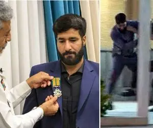 (عکس) فرزاد بادپا مدافع حرم شاهچراغ تکاور ارتش شد