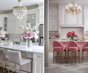 ایده آشپزخانه لاکچری / این آشپزخانه ها از خوشگلی هیچی کم ندارن یه چیزیم اضافه دارن