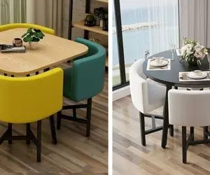 میز ناهارخوری های مدرن و جمع و جوری که همه جا، جا میشن / انواع مدل واسه خونه های نقلی