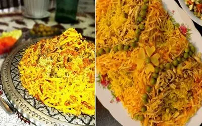 طرز تهیه کاری پلو شیرازی / خوشمزه ترین قاطی پلو با عطر و طعم فوق العاده