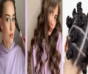 فر کردن مو با جوراب و نمک / بدون آسیب زدن به موهات سیم تلفنیشون کن چه فر ریز چه درشت