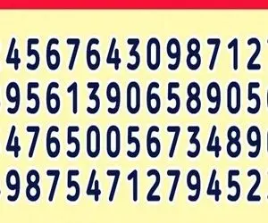 جدیدترین تست هوش تصویری با جواب؛ اگه رَنک اول مغزهای جهانی عدد 107 رو تو عکس پیدا کن!