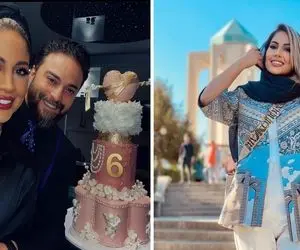 فیس جدید زنِ بابک جهانبخش هنر دکتر کاربلده که ازش راپونزل ساخته؛ نامادریه پایه ایشونه!