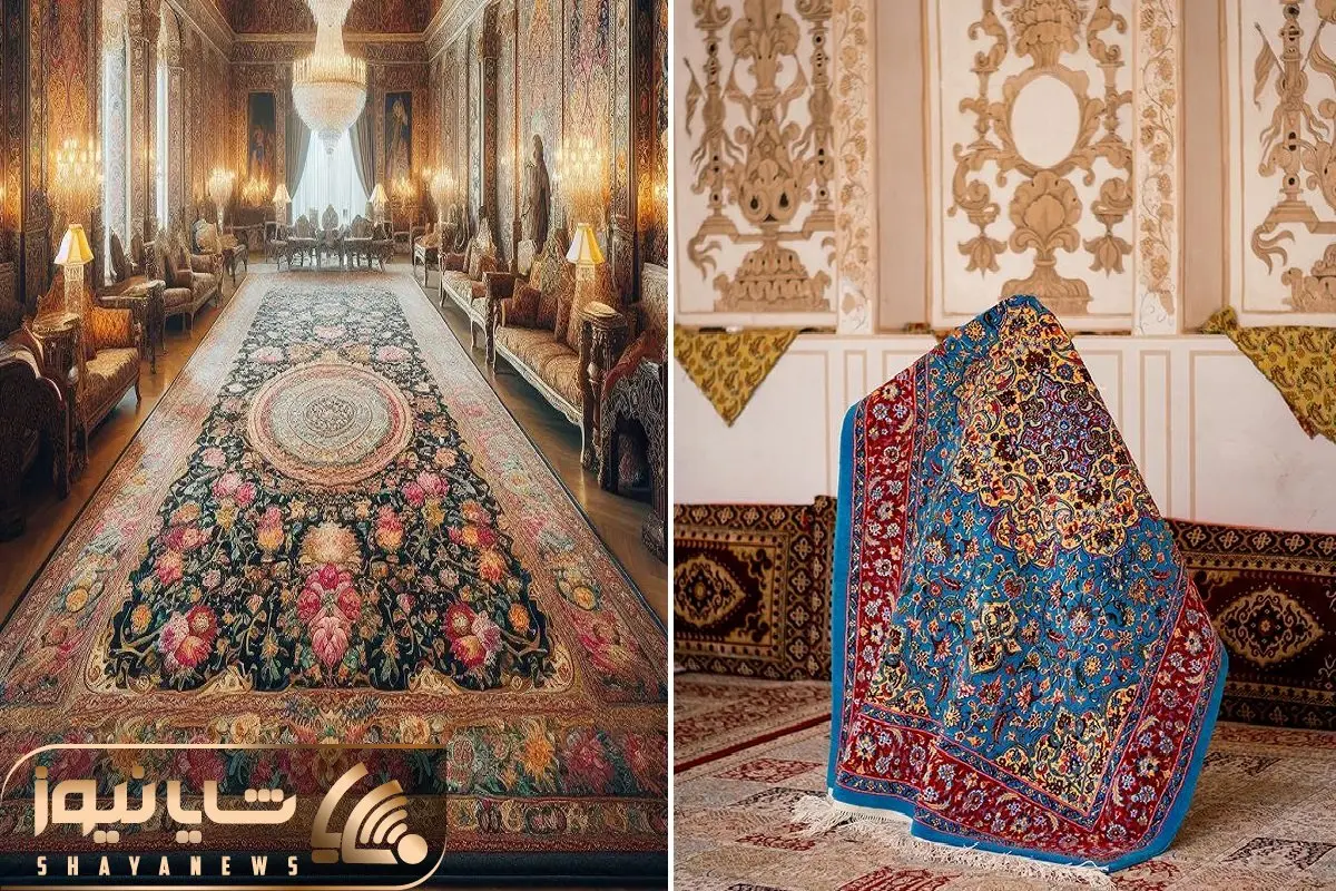 خوش نقش و نگارترین فرش های ایرانی مد شده؛ بی شک 20 دیقه از وقتتو قراره میخکوب اینا شی