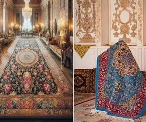 خوش نقش و نگارترین فرش های ایرانی مد شده؛ بی شک 20 دیقه از وقتتو قراره میخکوب اینا شی