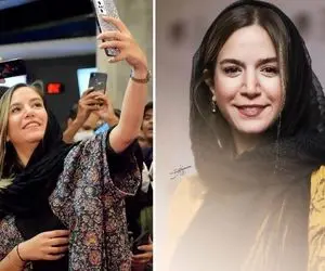 سلفی زن و شوهری "ستاره پسیانی" با روشن خان که خیلی بهم میان؛ شَمایل جذابش چه خارجکیه!