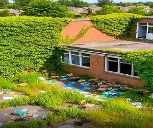 معماری طبیعت؛ خونه متروکه رها شده نقطه به نقطه اش گیاه دراومده تمیزش میکنن عالی میشه